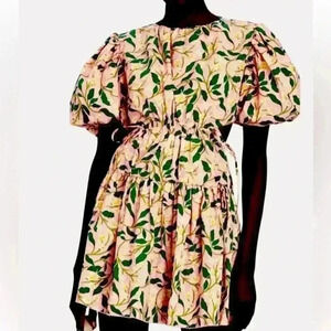 Agua by Agua Bendita Samba Floral Mini Dress, Size L Like New